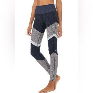ALO Yoga High Rise Alosoft Color Block Leggings